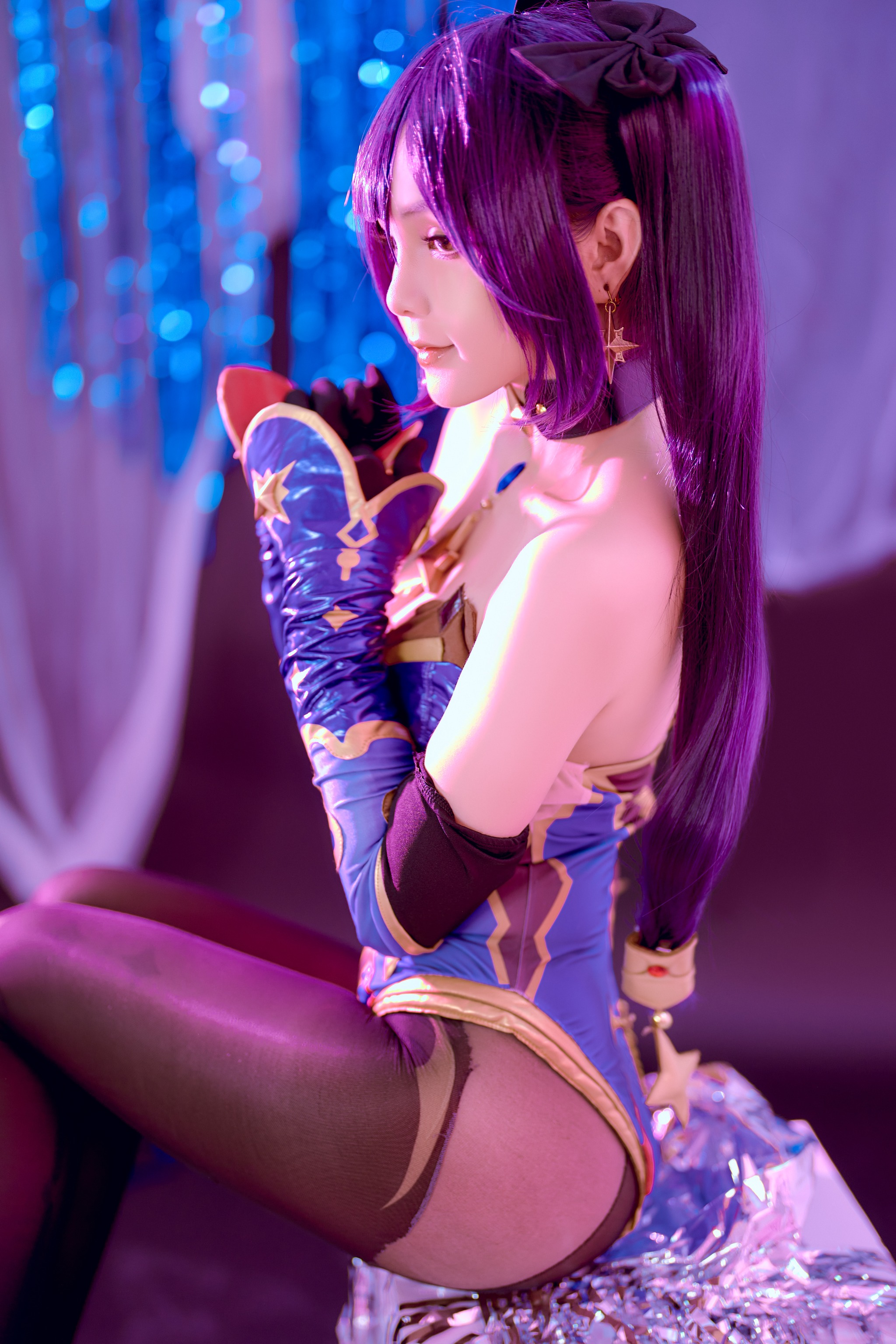 图片[1]-Joyce Lin2x – NO.006 Mona (Genshin Impact)[33P]-XikXak